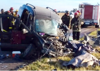 Identificaron a las víctimas del choque frontal en la Ruta 33