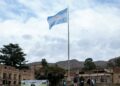 Villa Ventana se vistió de celeste y blanco para celebrar el Día de la Bandera