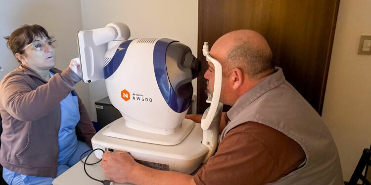Más de 100 personas de Tornquist con diabetes recibieron retinografías gratuitas