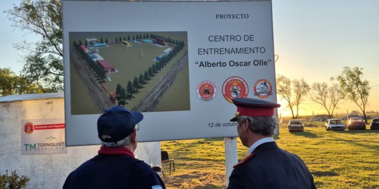 Bomberos de Tornquist inauguró el predio que lleva el nombre de “Horacio Oscar Marcolini”·